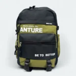 Kids School Backpack With Laptop Chamber SCB 103 Olive Green