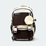Polyester Fabric Imported School Bag With Laptop Chamber & Pencil Holder SCB 111 Chocolate
