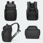 OZUKO Business Waterproof Laptop And Travelling Backpack - Black 9799 - Image 2