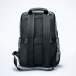 Luxury Check Pattern Backpack | Durable Office & Travel Backpack 90050 Black - Image 3