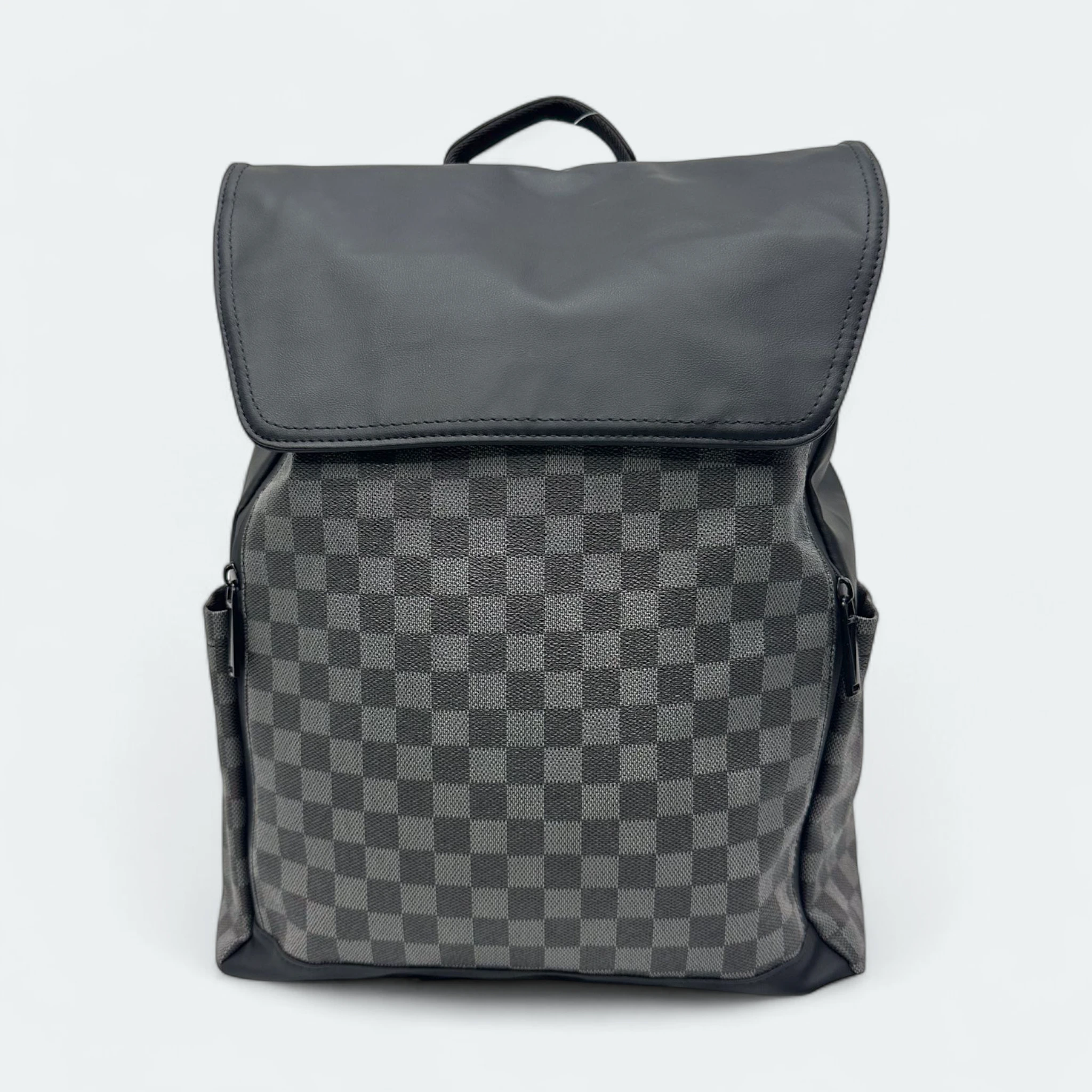 IMG_2643.HEIC Modern Checkered Backpack for Men | Office, Travel & Daily Use 666-31 - Image 1