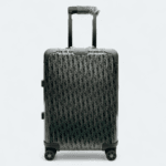 DIOR RIMOWA - 20 inch Carry-On Aluminum Suitcase Black Color