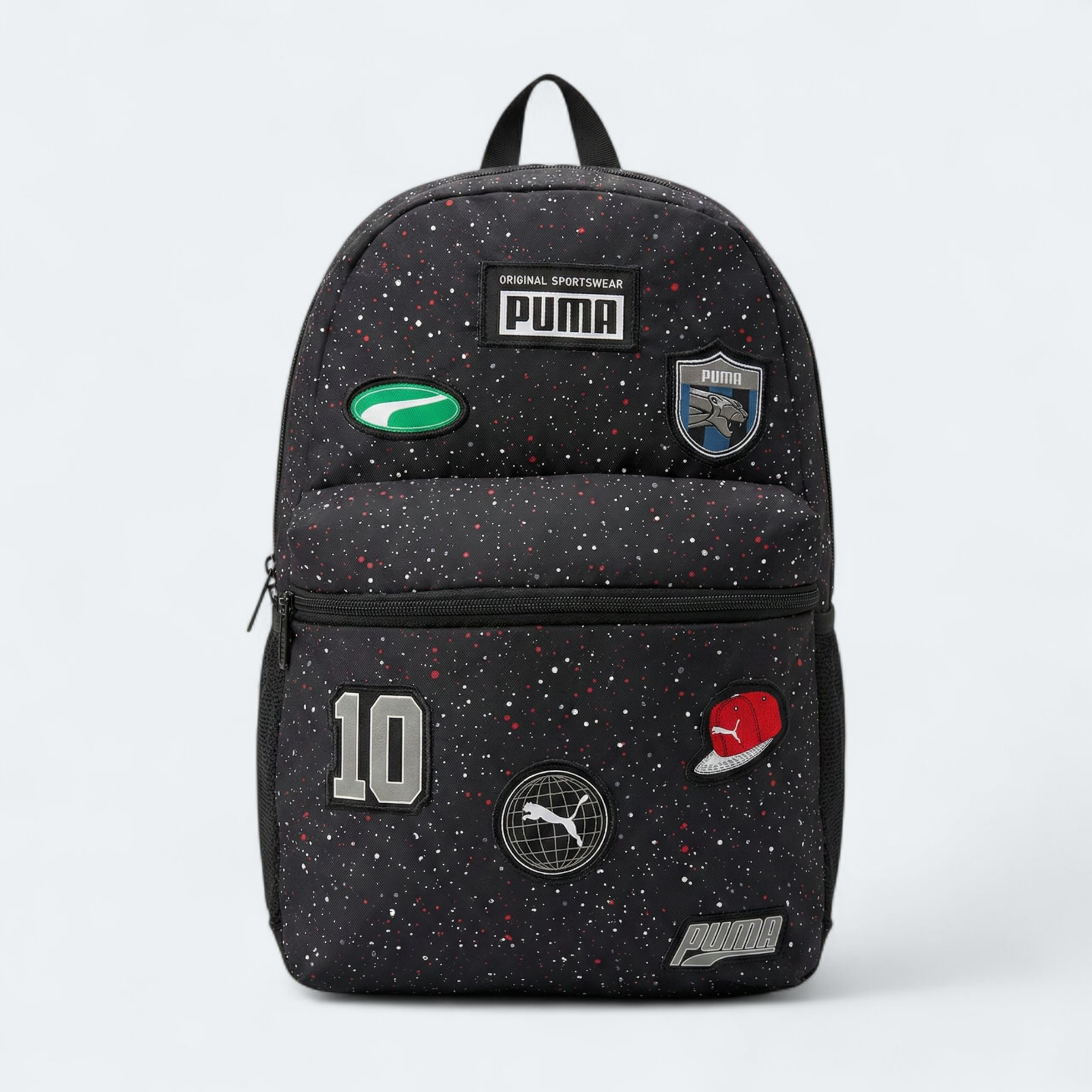 Puma Casual Student Backpack – Black Splash Design 41293