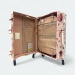 Vintage Style Luggage Set With Makeup box - Classic Travel Combo Floral - Image 4