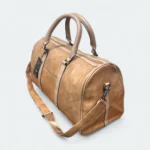 Durable Artificial Leather Duffle Bag for Solo Travel 170621 - Image 8
