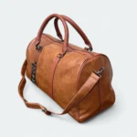 Durable Artificial Leather Duffle Bag for Solo Travel 170621 - Image 6
