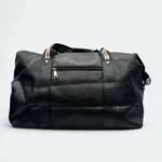 Classic Artificial Leather Weekend Travel Bag 3381 Black - Image 3