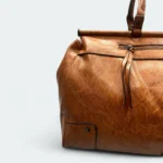 High Quality Artificial Leather Travel Bag 123 Brawn - Image 5