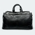 Durable & Stylish Artificial Leather Travel Bag 18019 Black