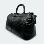 Durable & Stylish Artificial Leather Travel Bag 18019 Black - Image 2