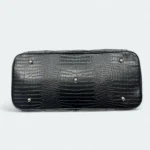 Durable & Stylish Artificial Leather Travel Bag 18019 Black - Image 5