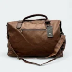 Oversized Durable Artificial Leather Travel Bag 121 Chocolate - Image 5