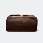 Oversized Durable Artificial Leather Travel Bag 121 Chocolate - Image 4