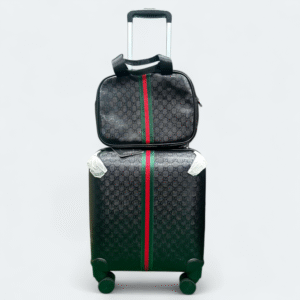Luxury Travel Suitcase Combo With Spinner Wheels Black