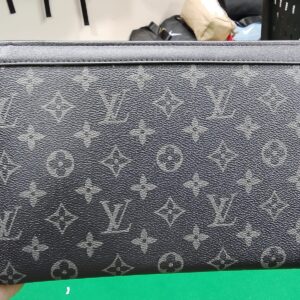 LV Monogram Artificial Leather Hand Bag 8150-17 Black