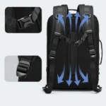 OZUKO 9490S Premium Waterproof Executive Backpack , USB Charging Laptop Bag for Men - Image 5