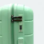 Lightweight Premium Quality PP Luggage Spinner Wheels M6910 Mint Green - Image 3