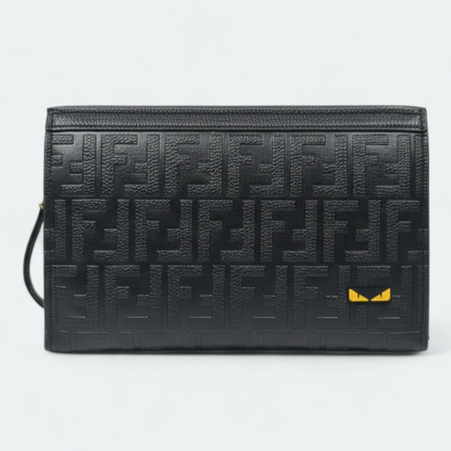 1770466339961 Fendi Artificial Leather Hand Bag 8150-3 Black - Image 1