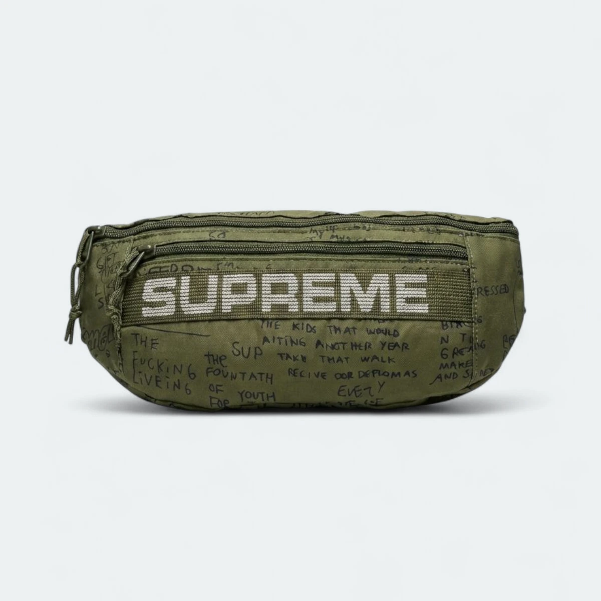 1772008143993 Supreme Style Waist Bag – Trendy Crossbody Sling Bag 3112 Supreme Olive Green - Image 1