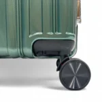 Stylish & Durable Aluminium Frame Luggage – ABS+PC Hard Shell Suitcase – 317-Green - Image 4
