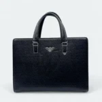 Armani Executive Artificial Leather Office & Business Bag Style Black