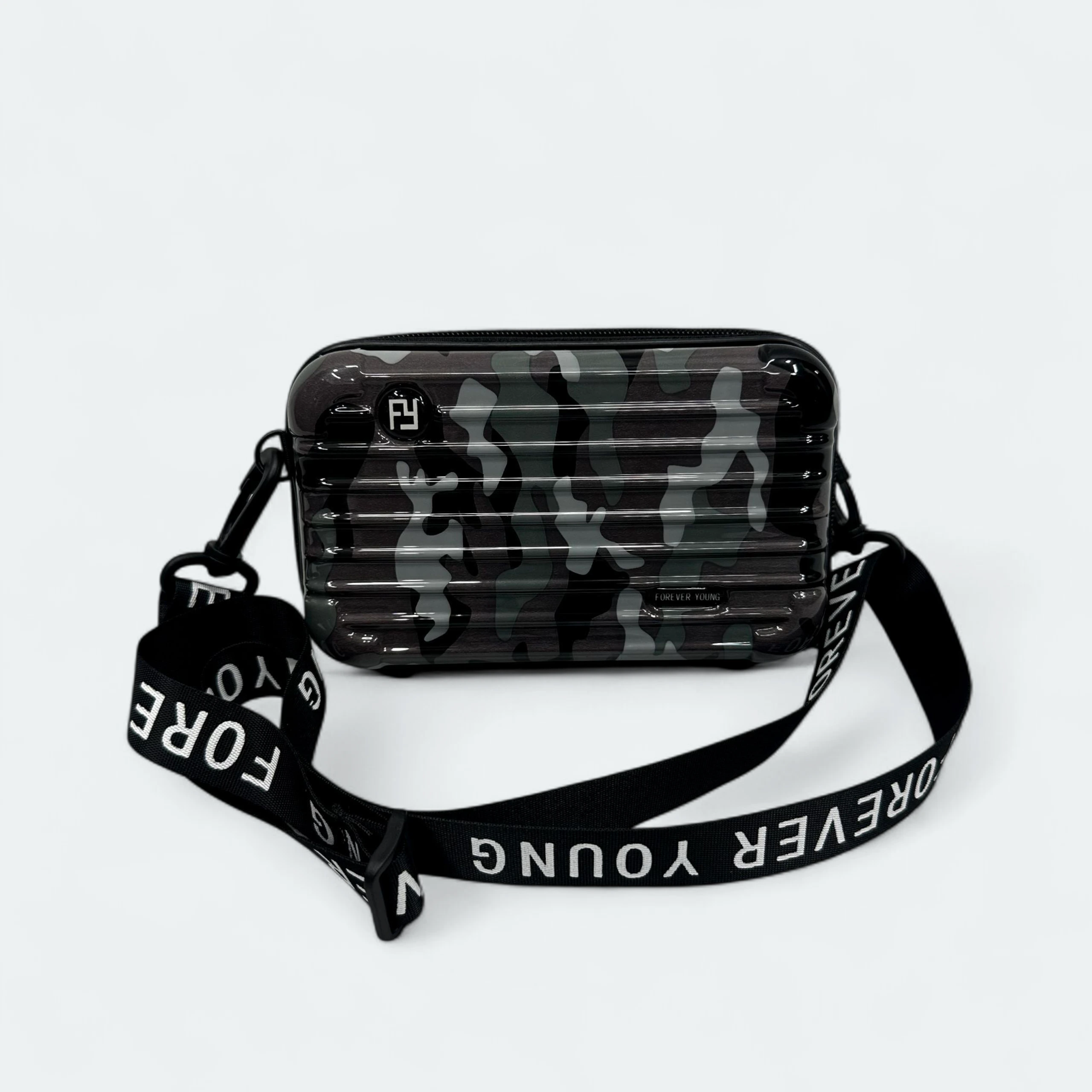 IMG_6717 Camouflage Hard Shell Hand Pouch – Anti-Scratch Travel Case Grey - Image 1
