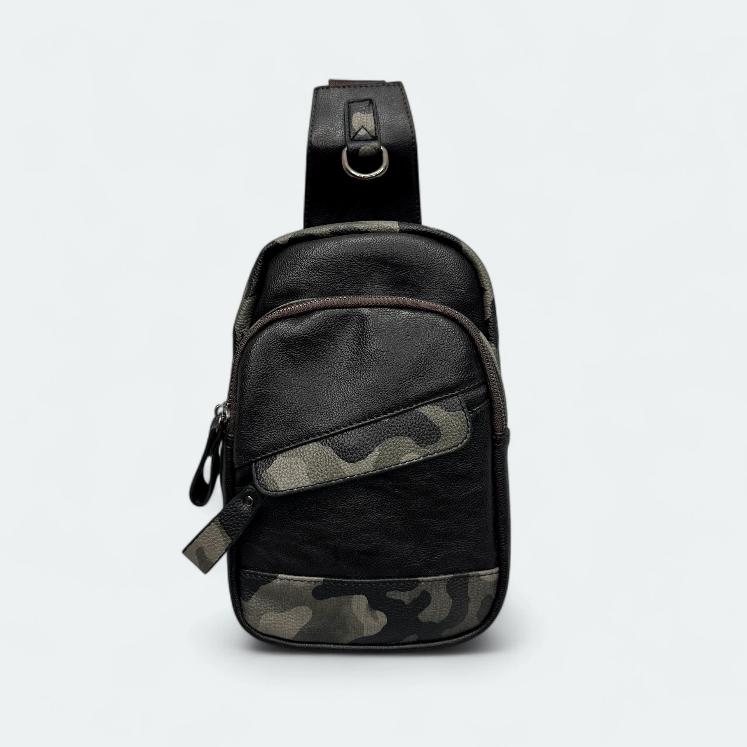 IMG_6721 Premium Black Camo Side Bag - Image 1