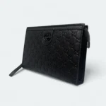 Classic Gucci Logo Embossed Hand Bag 8150-11 Black - Image 2