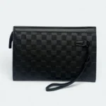 Louis Vuitton Damier Noir Artificial Leather Hand Clutch 8150-05 Black - Image 3