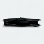 Travel Friendly Coach Brand Hand Bag Embossed  Black - Image 5