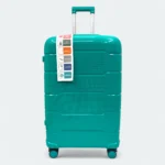 Lightweight Premium Quality PP Luggage Spinner Wheels M6910 Teal Green - Image 2
