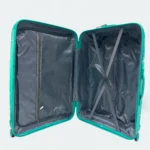 Lightweight Premium Quality PP Luggage Spinner Wheels M6910 Teal Green - Image 5