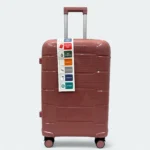 Lightweight Premium Quality PP Luggage Spinner Wheels M6910 Rose Pink - Image 2