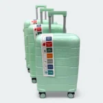 Lightweight Premium Quality PP Luggage Spinner Wheels M6910 Mint Green
