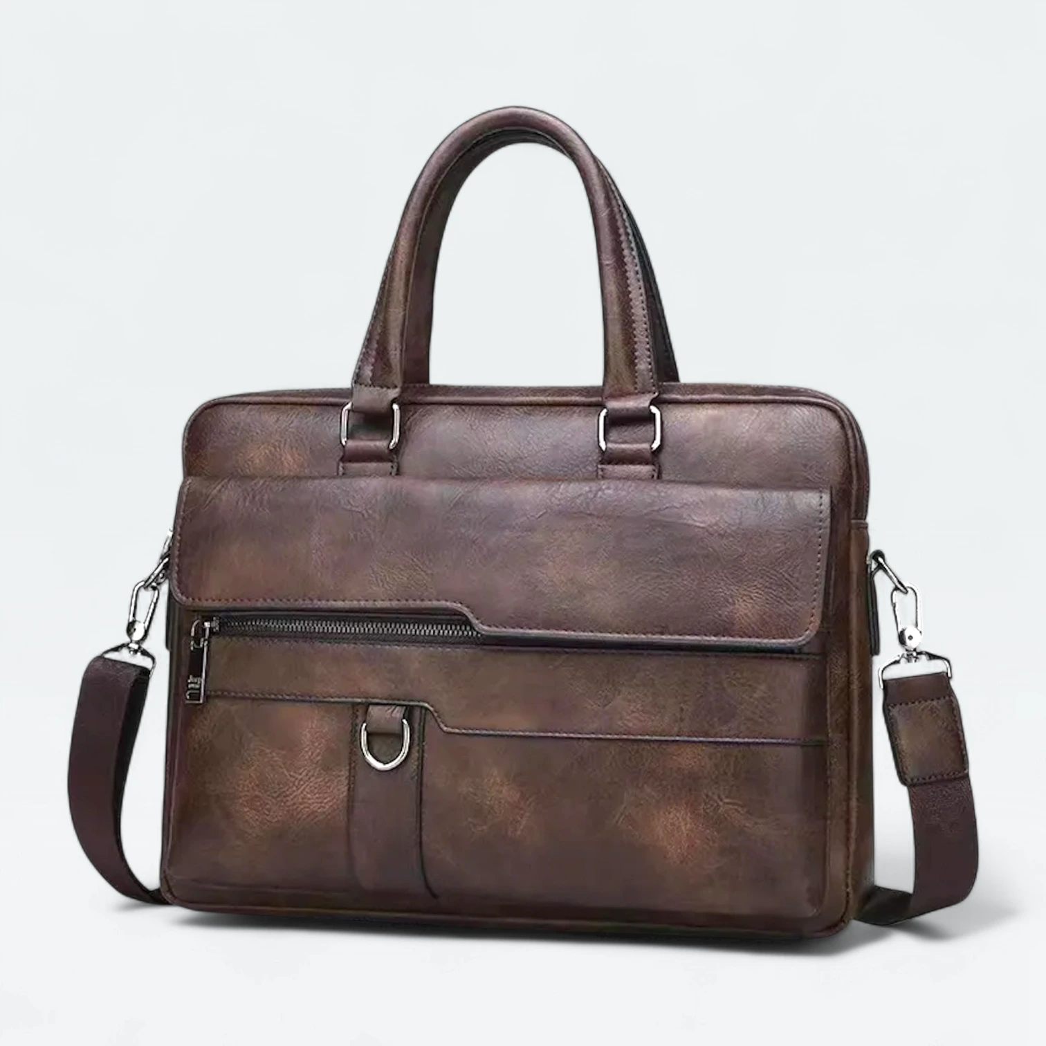 Wholesale-Waterproof-Business-Office-Handbag-Jeep-Men-Briefcase-Bag (2) Mont Blanc Formal Style Office Executive Bag MB 8301 Chocolate - Image 1