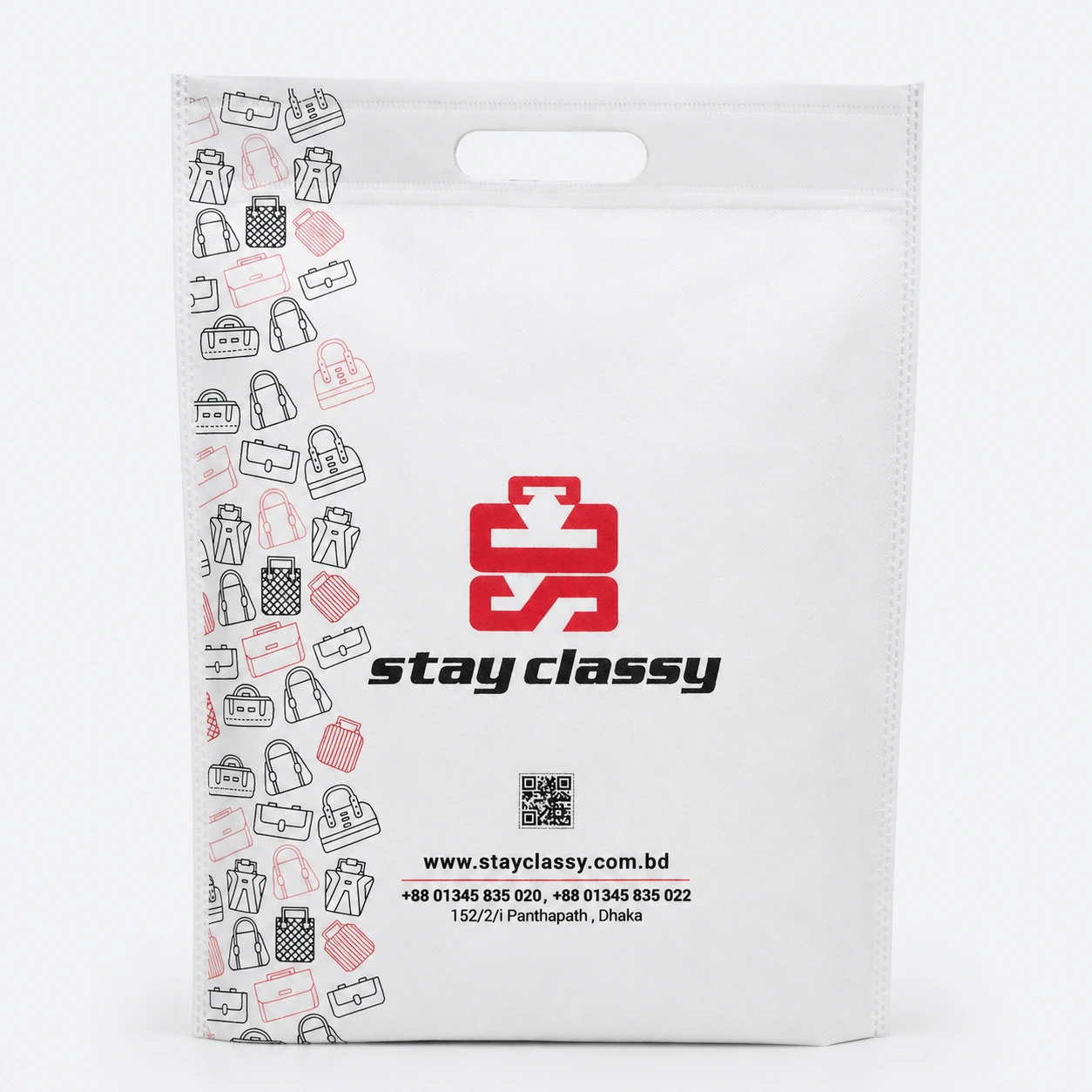 Stay Classy Brand LOGO Shopping Bag