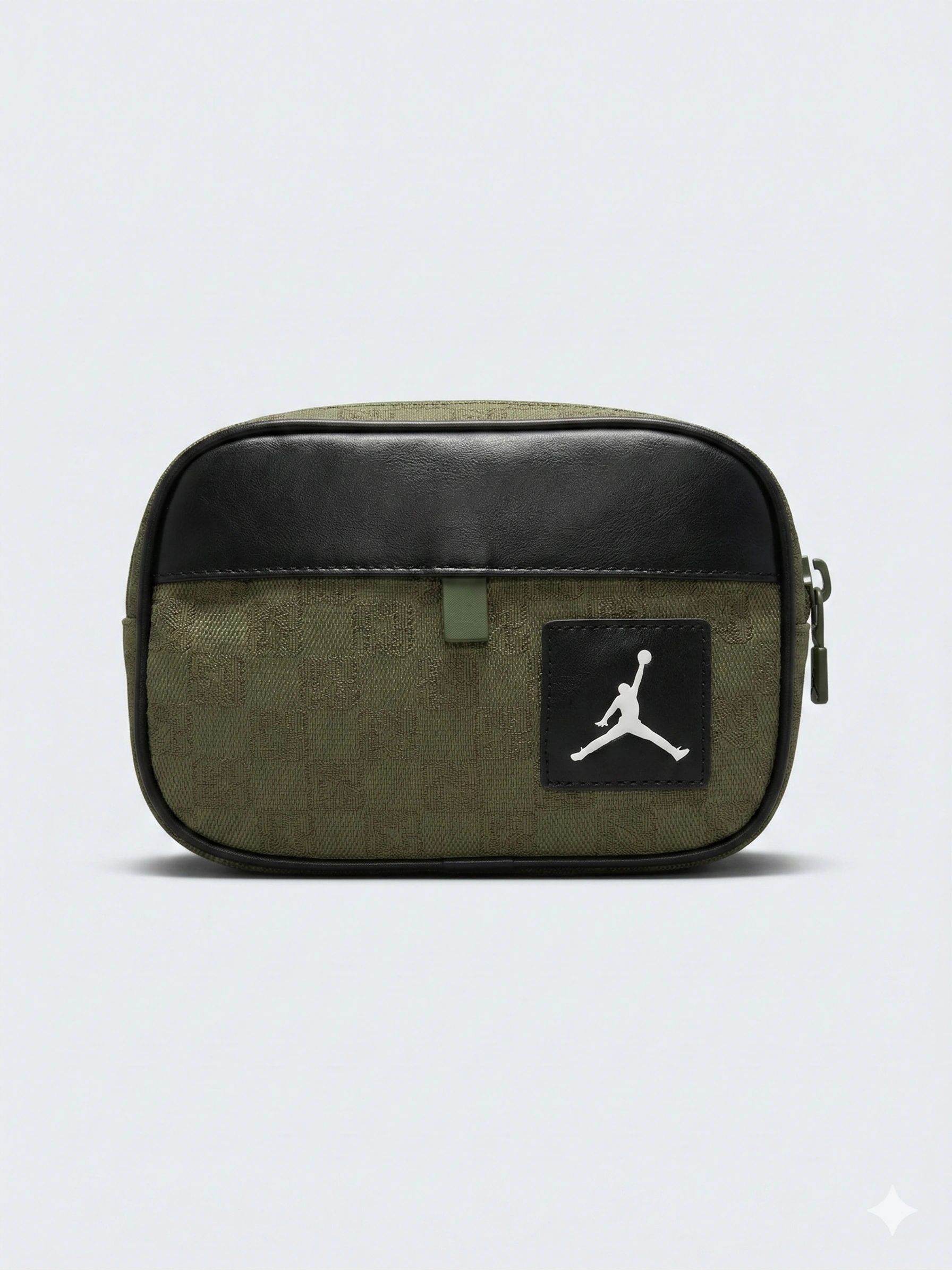 Gemini_Generated_Image_xe3ecrxe3ecrxe3e Jordan Style Mini Pouch – Stylish Cosmetic Bag 263 Green - Image 1