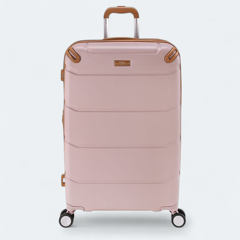 1757062376074_135KB Hard Collection travel luggage set from the brand Goby London 2406 Pink - Image 1