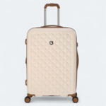 Goby London Hardshell Suitcase With Authentic TSA Lock GB-3603 Cream