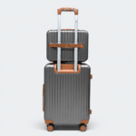 Smartpolo Luxury Travel Luggage Set 20 Inch + Beauty Case - SP 153 Grey - Image 3