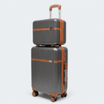 Smartpolo Luxury Travel Luggage Set 20 Inch + Beauty Case - SP 153 Grey - Image 2