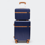 Smartpolo Luxury Travel Luggage Set 20 Inch + Beauty Case - SP 153 Blue
