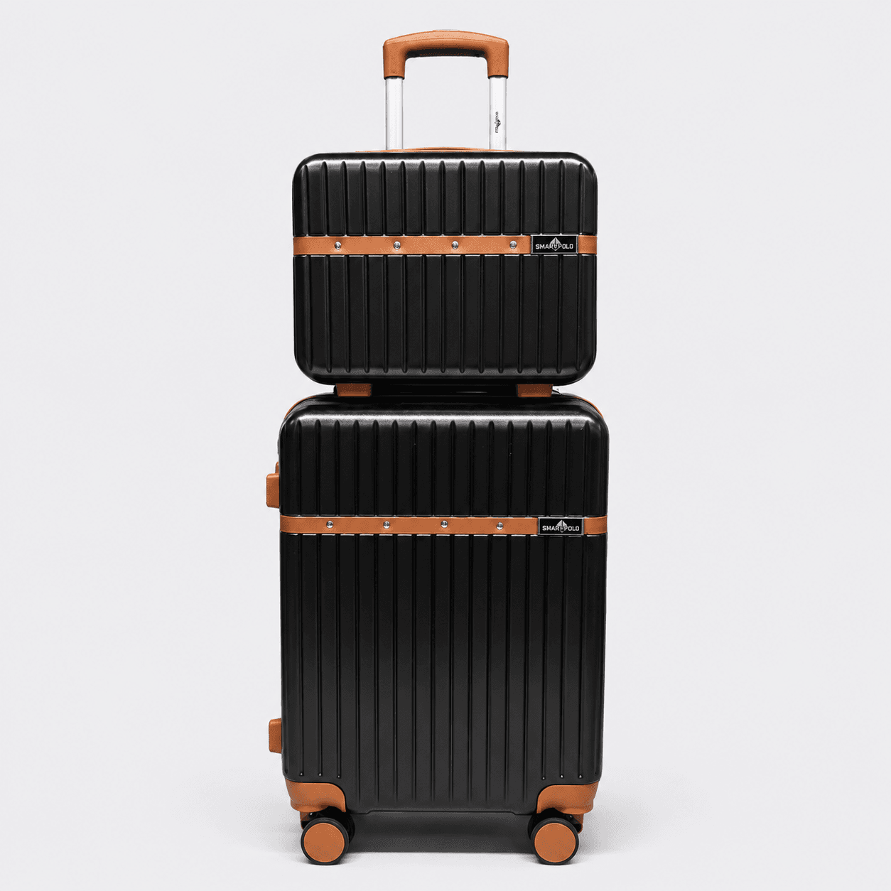 ChatGPT Image Jun 14, 2026, 06_41_08 PM Smartpolo Luxury Travel Luggage Set 20 Inch + Beauty Case - SP 153 Black - Image 1