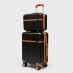 Smartpolo Luxury Travel Luggage Set 20 Inch + Beauty Case - SP 153 Black - Image 3