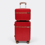 Smartpolo Luxury Travel Luggage Set 20 Inch + Beauty Case - SP 153 Red