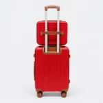 Smartpolo Luxury Travel Luggage Set 20 Inch + Beauty Case - SP 153 Red - Image 3