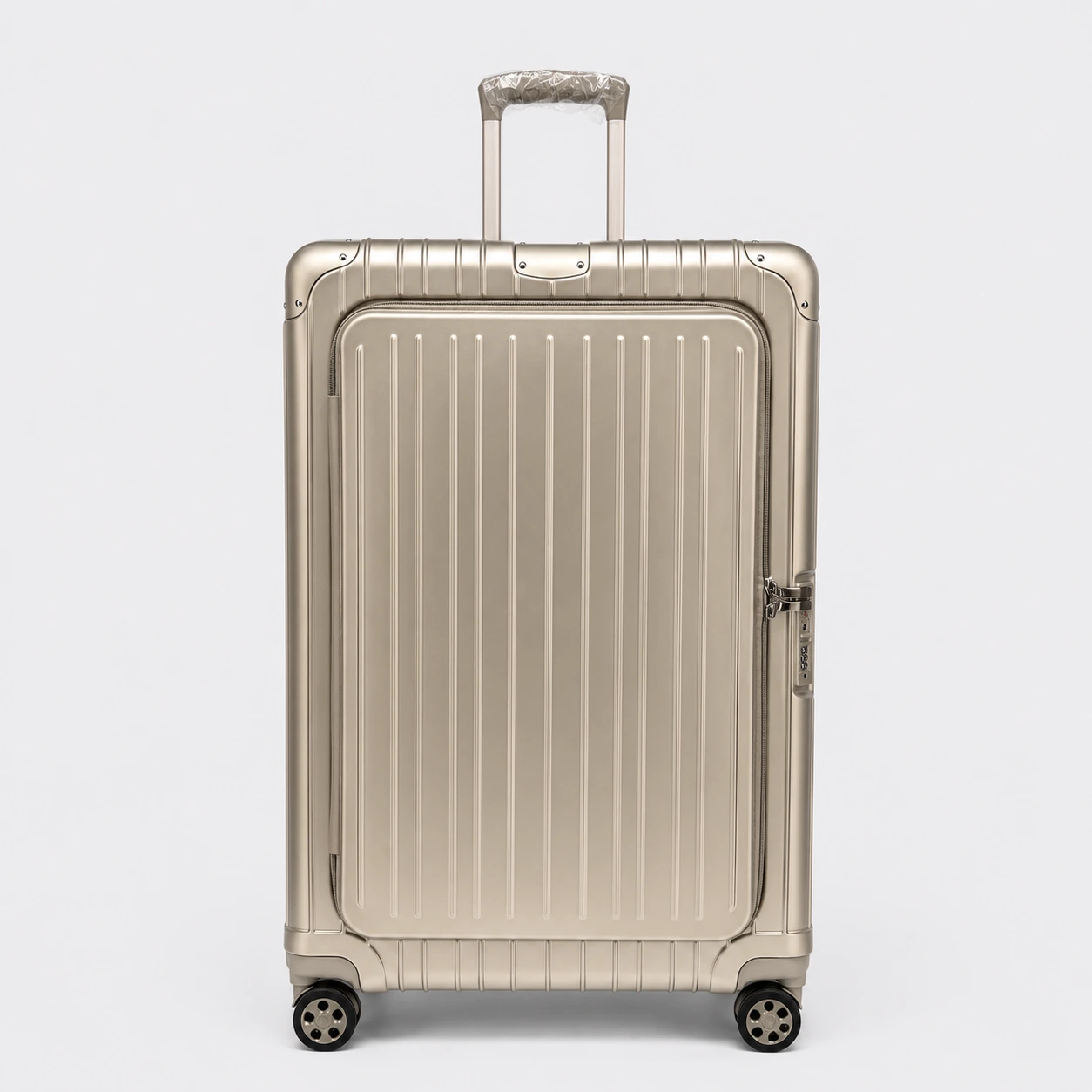 ChatGPT Image Jun 15, 2026, 03_47_51 PM Premium Rolling Suitcase With 3 -TSA Lock Front Open Luggage 046 Titanium Gold - Image 1