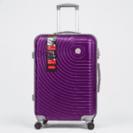 Premium quality polycarbonate luggage featuring TSA lock, 360° spinner wheels 1801 Purple