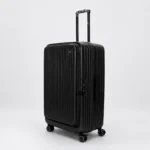 Smart Polo Luxury Polycarbonate Luggage with TSA Lock & Expandable SP 91021 Black - Image 2