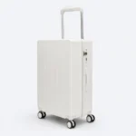 Stay Classsy Business Luggage Durable Travel Case SP 042 White - Image 3